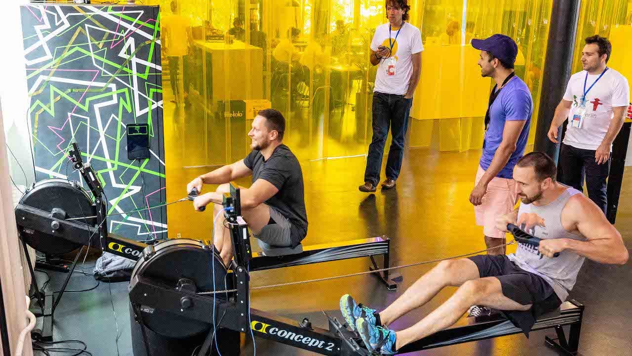Blockchain Rowers at ETHBerlin
